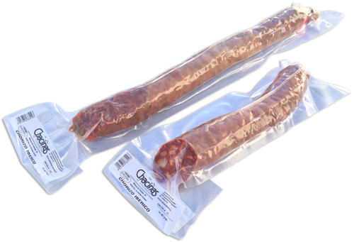 Chorizo de cerdo Ibérico envasado al vacío_Chacinas de Villanueva